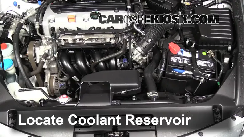 2010 Honda Accord EX-L 2.4L 4 Cyl. Coupe (2 Door) Coolant (Antifreeze)